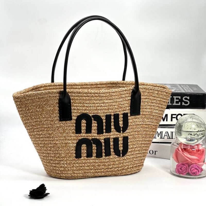 Miu Miu Straw Basket Torbica